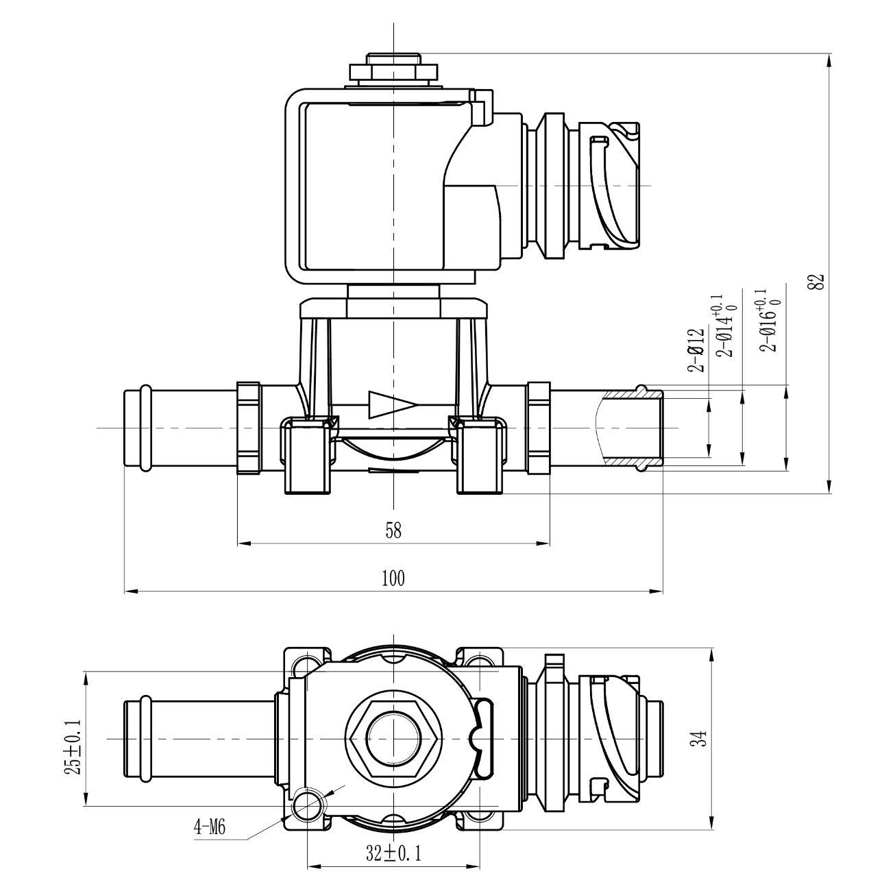 3PA 32 High Frequency Solenoid Valve