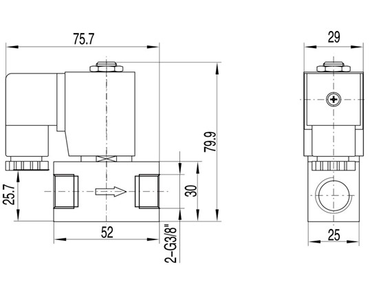 SB163 Low pressure valve for gas Burner