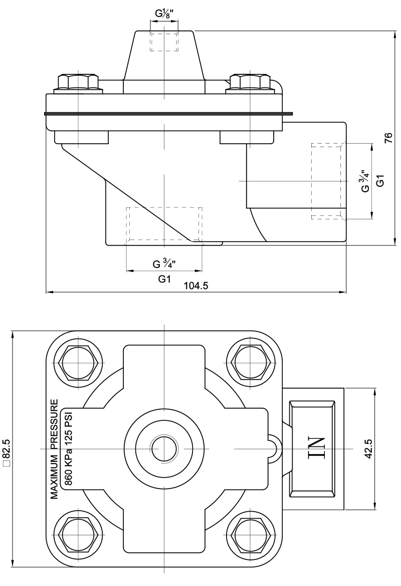 RMF-Q-20P Air Control Pulse Jet Valve