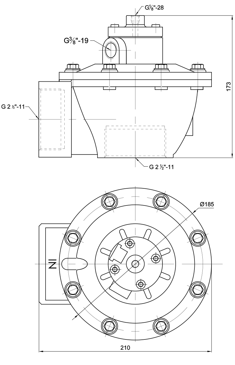 RMF-ZQ-62S Air Control Pulse Jet Valve
