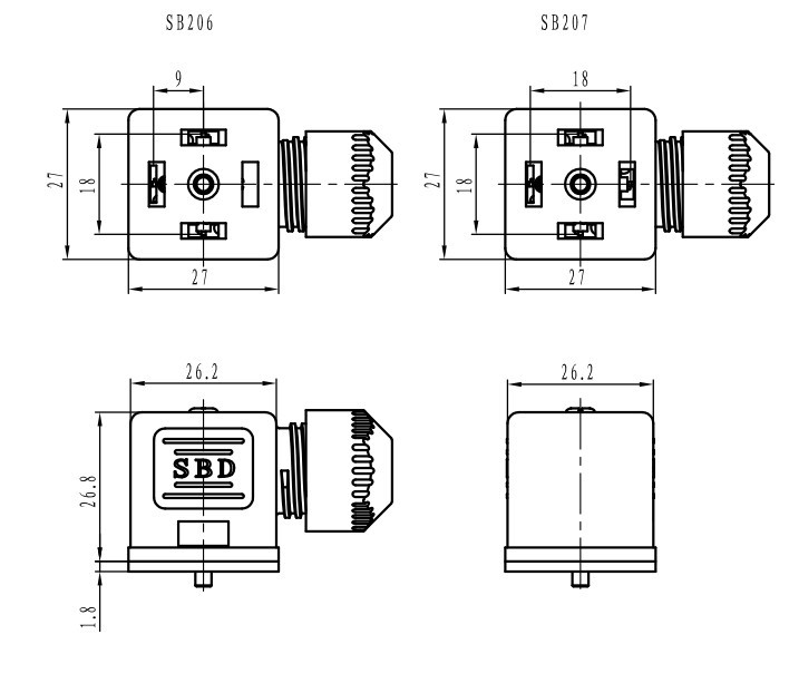 SB206 Waterproof Connector - Robust, Secure, and Weatherproof