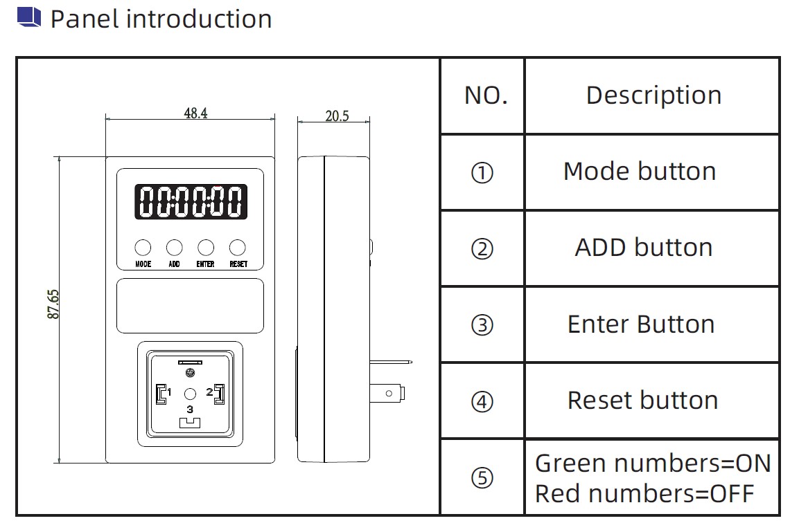 XY-3801 Timer
